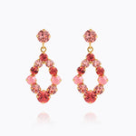 Caroline Svedbom - Mini Delia Earrings Light Coral Combo Gold