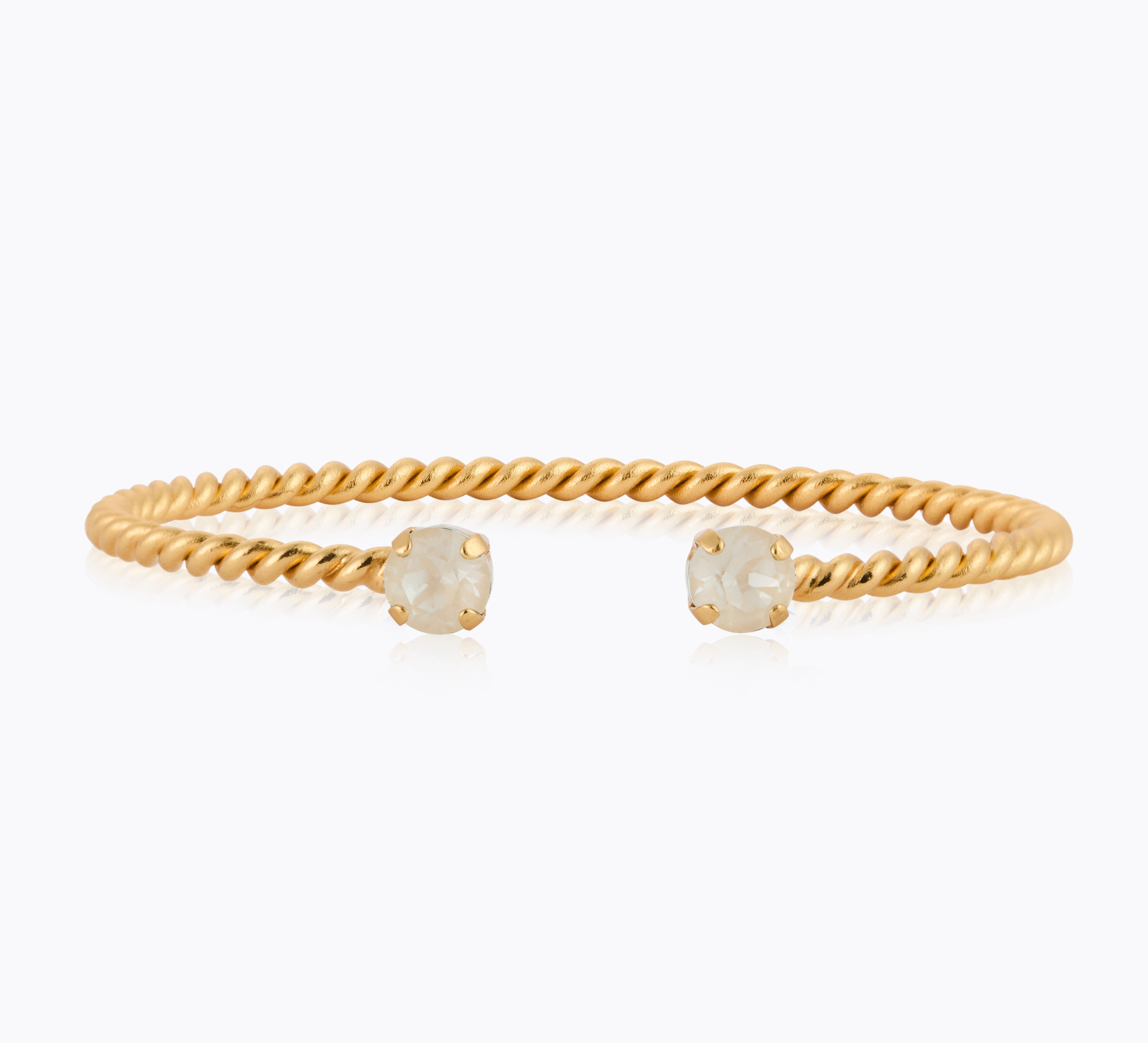Caroline Svedbom - Mini Twisted Bracelet Linen Ignite Gold