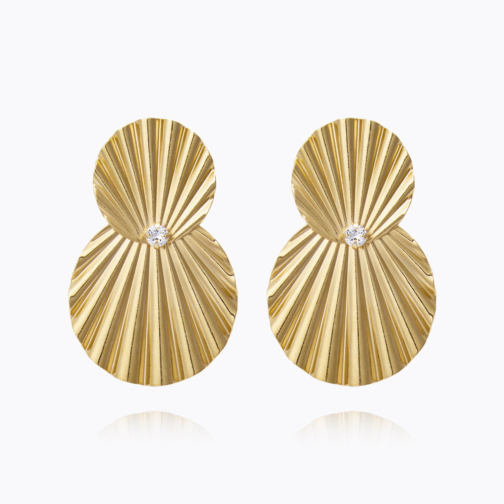 Caroline Svedbom - Mischa Earrings Gold Gold