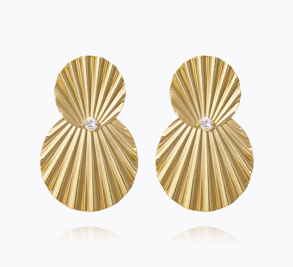 Caroline Svedbom - Mischa Earrings Gold Gold