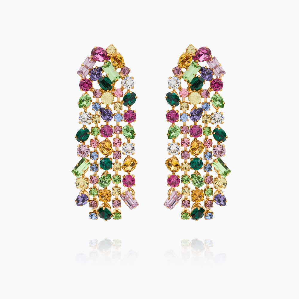 Caroline Svedbom - Noelle Statement Earring Festive Combo Gold