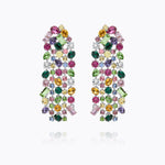 Caroline Svedbom - Noelle Statement Earring Festive Combo Rhodium