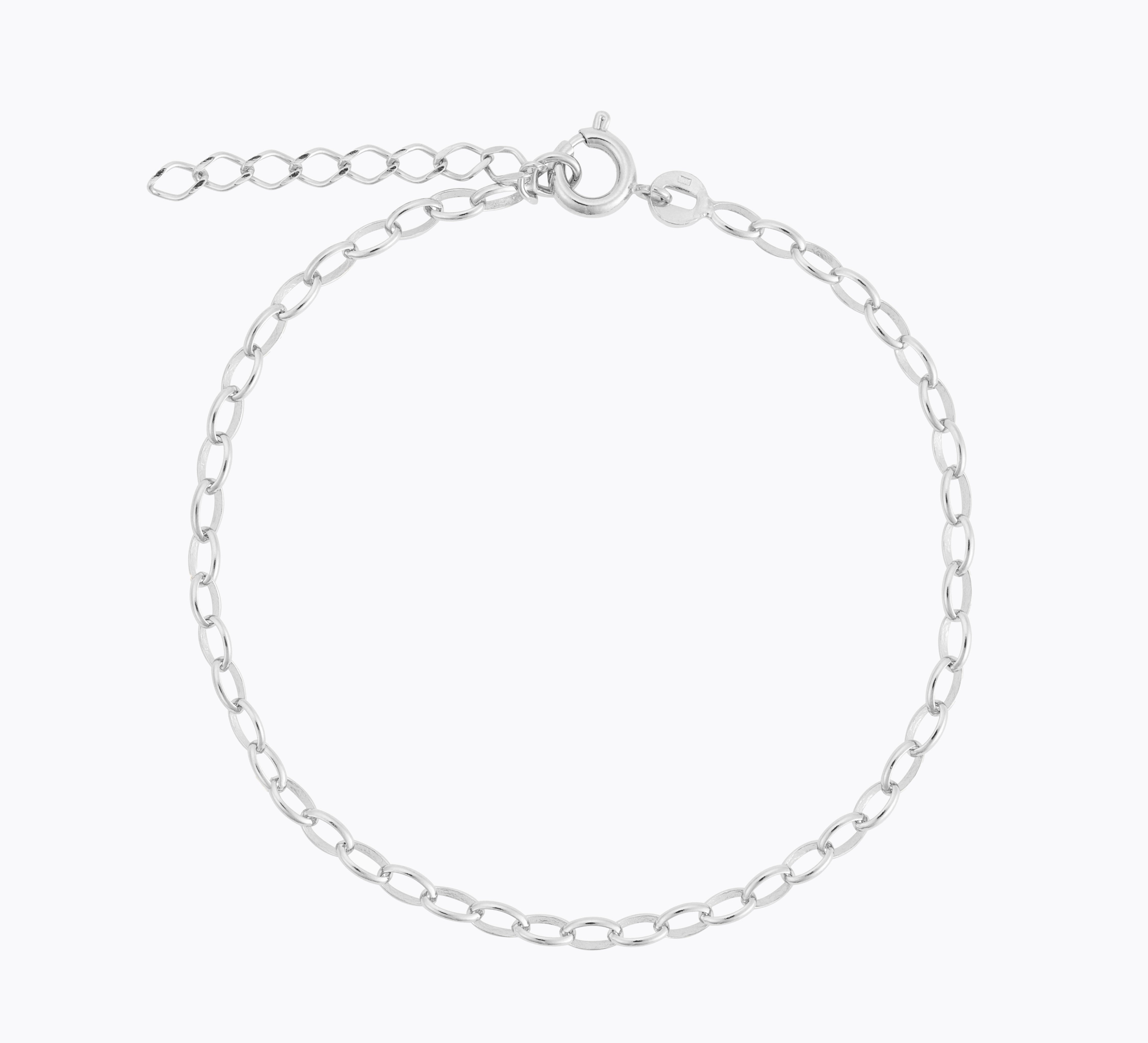 Caroline Svedbom - Noa Chain Bracelet Rhodium Rhodium