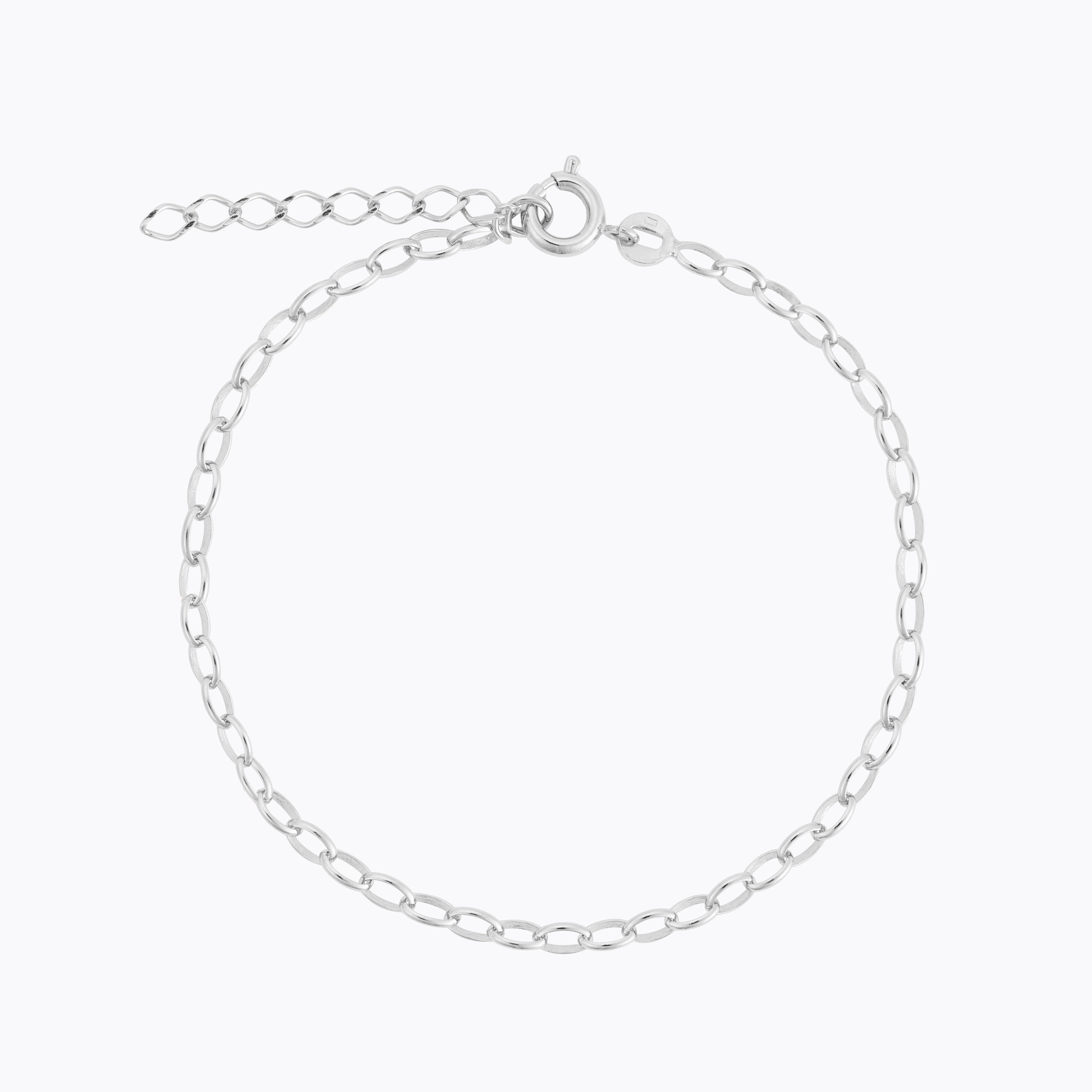 Caroline Svedbom - Noa Chain Bracelet Rhodium Rhodium