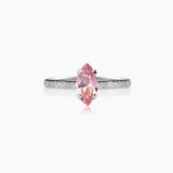 Caroline Svedbom - Petite Navette Ring Light Rose Rhodium