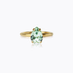 Caroline Svedbom - Petite Drop Ring Chrysolite Gold