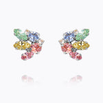 Caroline Svedbom - Petite Cora Earrings Pastel Combo Rhodium