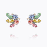 Caroline Svedbom - Petite Cora Earrings Pastel Combo Rhodium