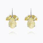 Caroline Svedbom - Timo Earrings Soft Yellow Combo Rhodium