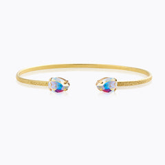 Caroline Svedbom - Petite Drop Bracelet Aurore Boreale Ab Gold