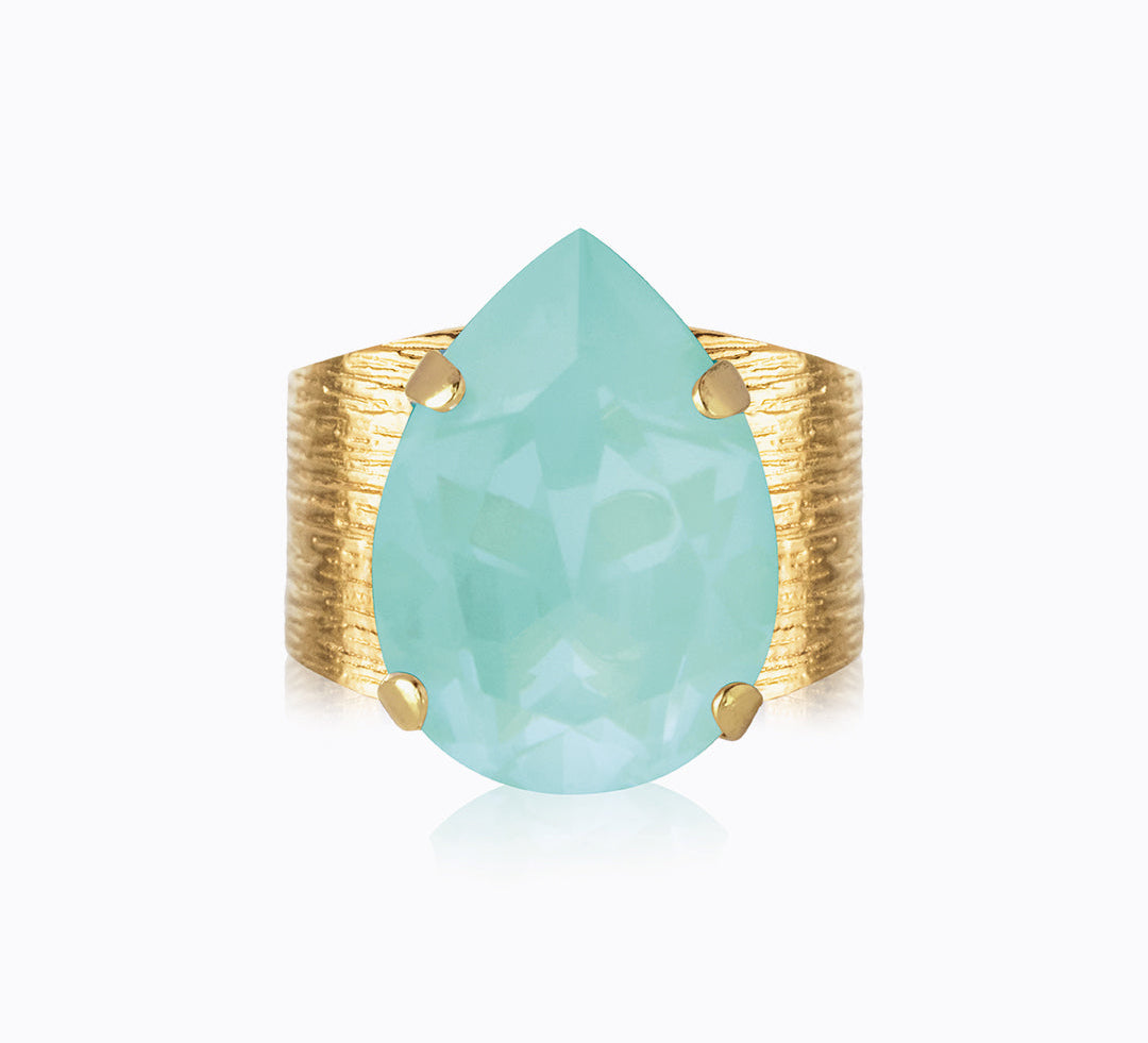 Caroline Svedbom - Classic Drop Ring Soft Mint Gold