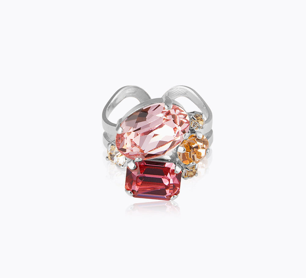 Mini Carolina Ring / Pink Combo