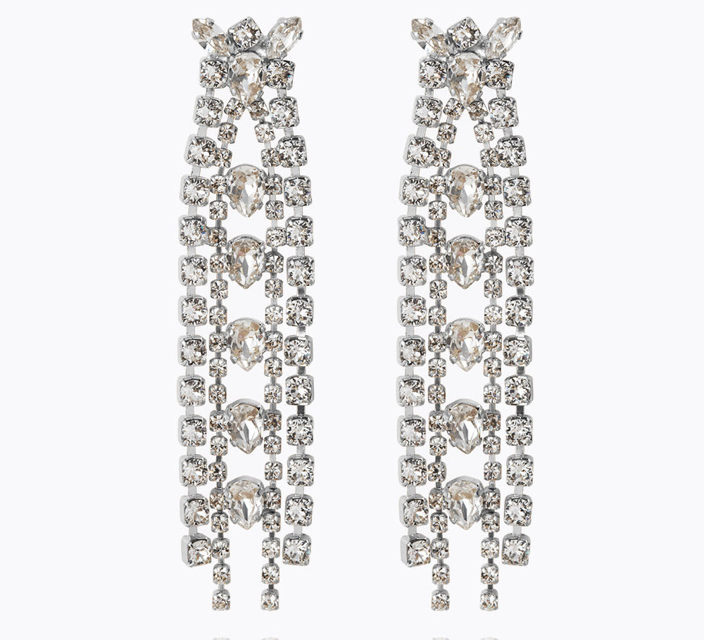 Petite Penelope Earrings / Crystal