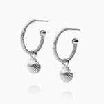 Caroline Svedbom - Shell Loops Metal Rhodium