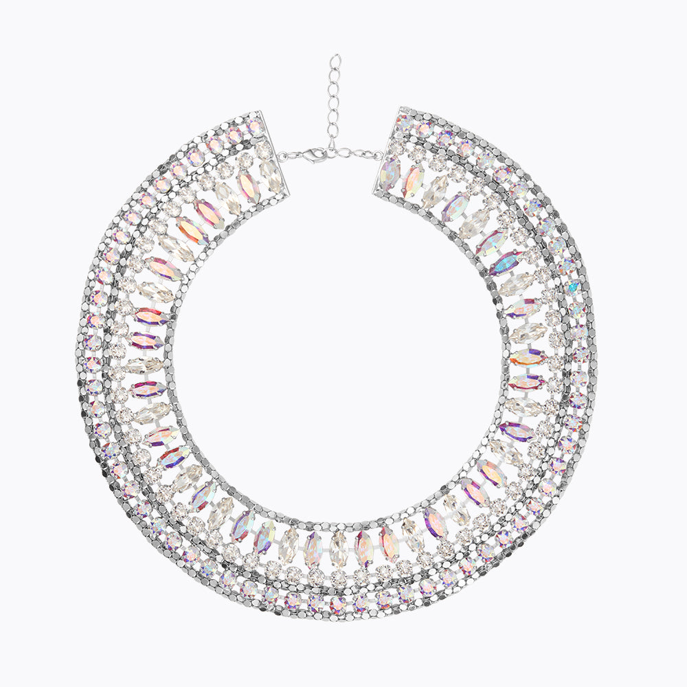 Caroline Svedbom - Athena Necklace Crystal Ab Combo Rhodium