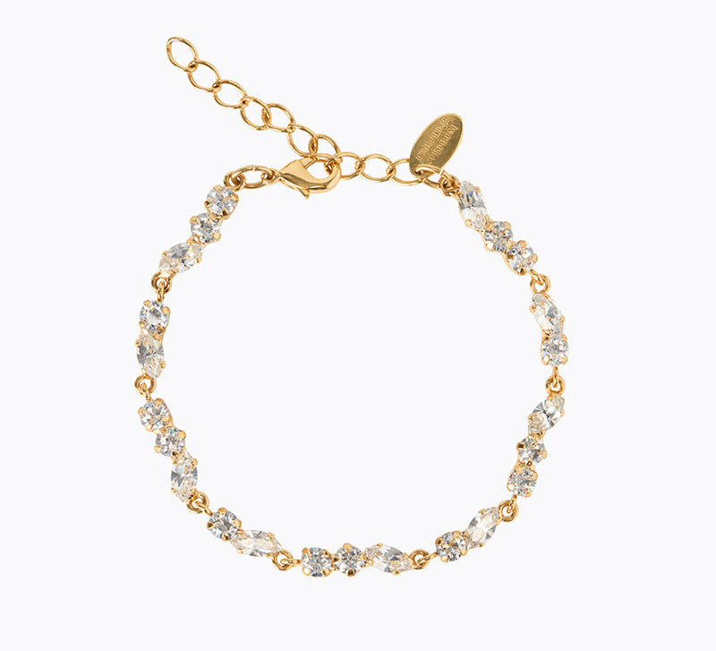 Caroline Svedbom - Alelia Bracelet Crystal Gold