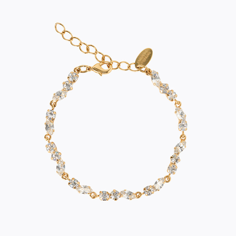 Caroline Svedbom - Alelia Bracelet Crystal Gold