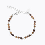 Caroline Svedbom - Alelia Bracelet Rec Topaz Combo Rhodium