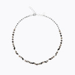 Caroline Svedbom - Alelia Necklace Jet Combo Rhodium