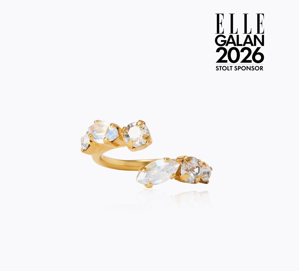 Caroline Svedbom - Alelia Ring Cloud Combo Gold