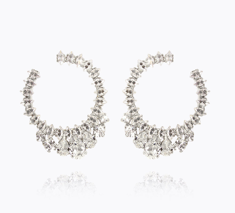 I Choose You Earrings / Crystal