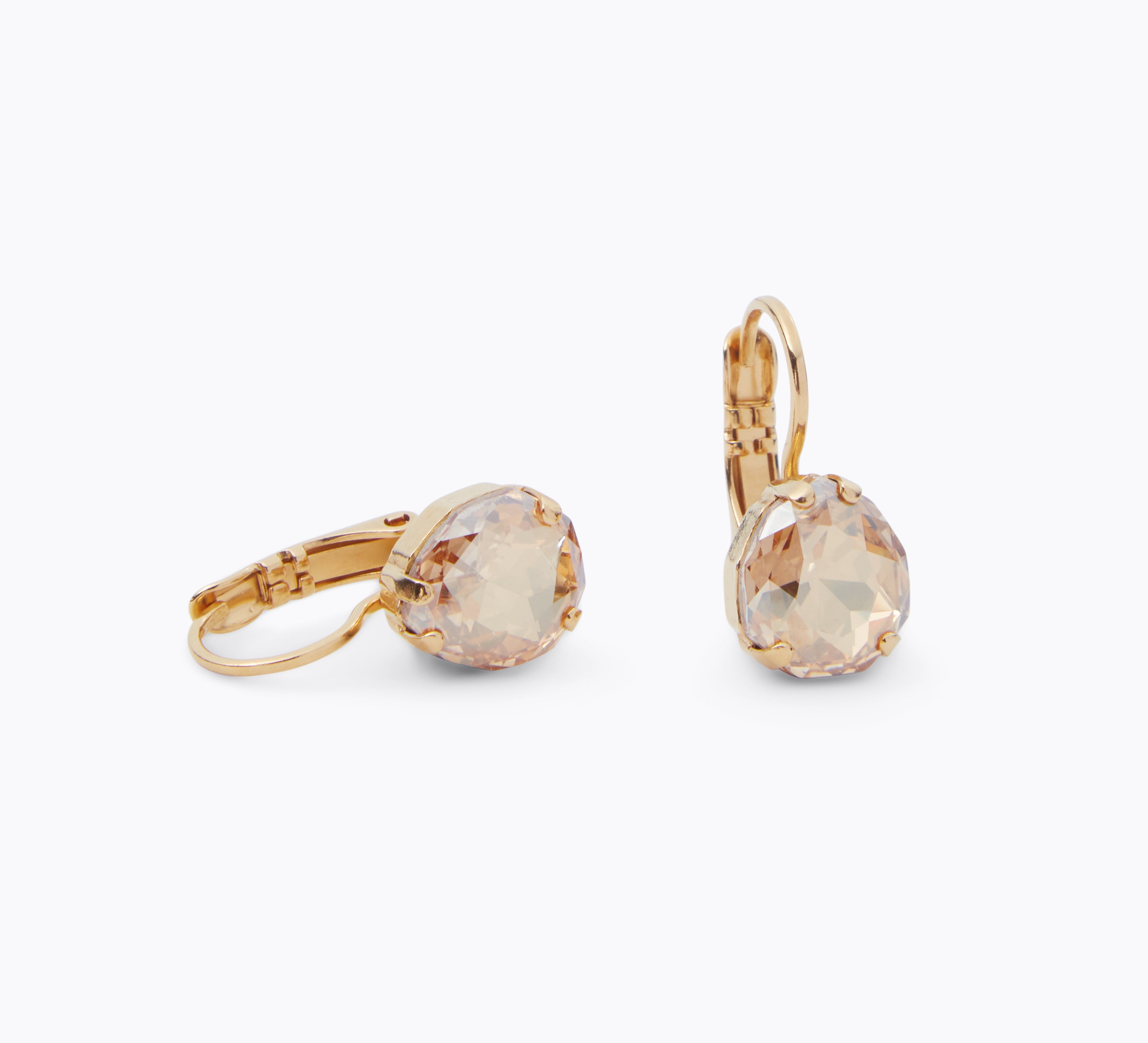 Caroline Svedbom - Carlotta Clasp Earrings Golden Shadow Gold