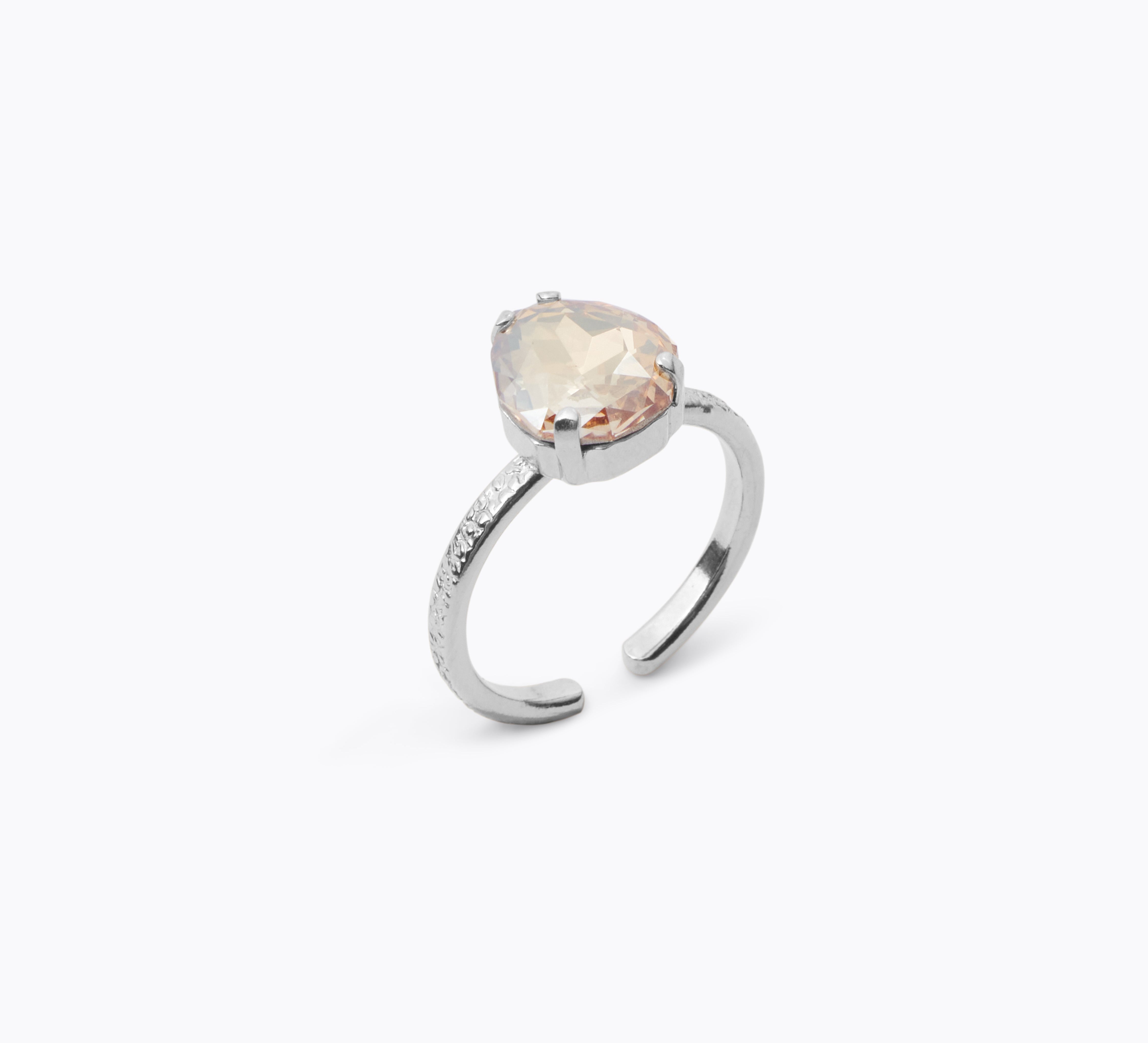 Caroline Svedbom - Carlotta Ring Golden Shadow Rhodium