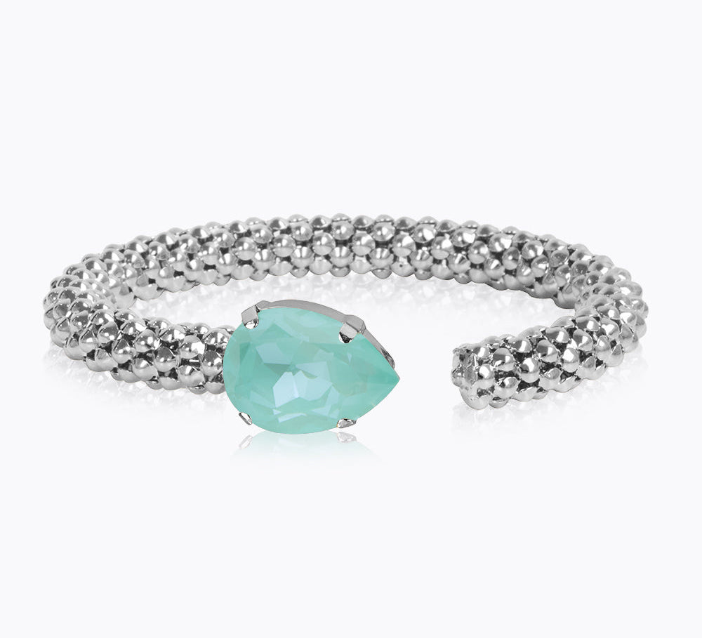 Caroline Svedbom - Classic Rope Bracelet Soft Mint Rhodium