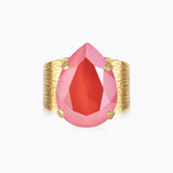 Caroline Svedbom - Classic Drop Ring Light Coral Gold