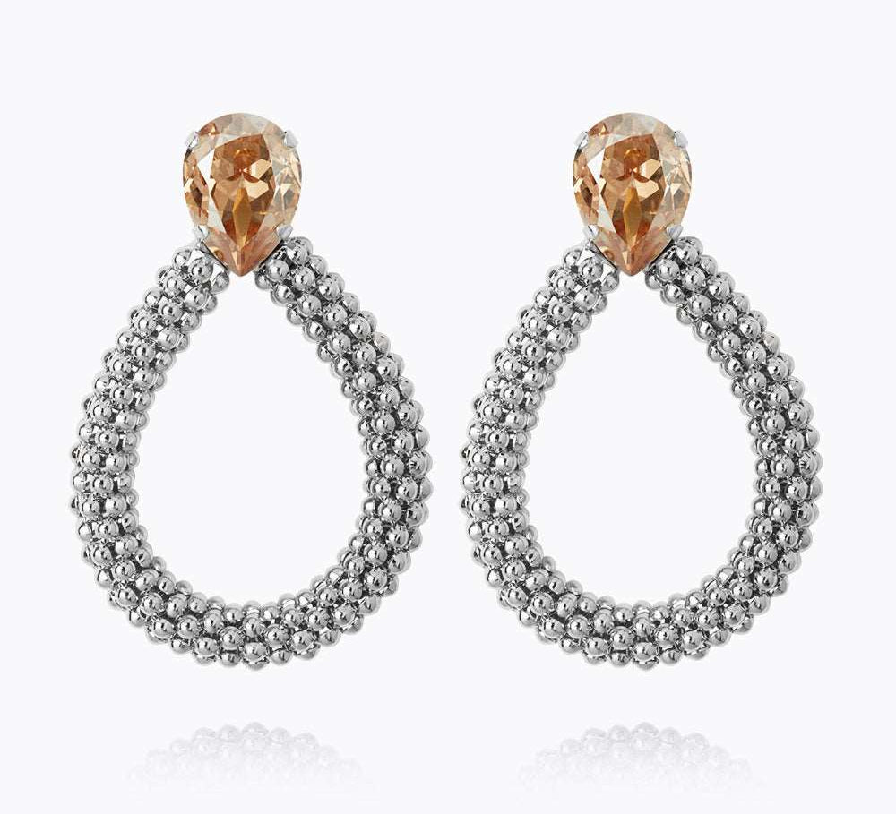 Classic Rope Earrings / Golden Shadow