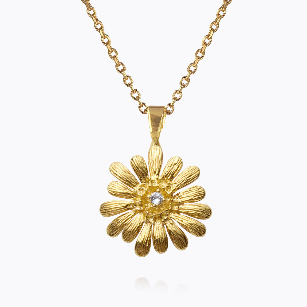 Caroline Svedbom - Daisy Necklace Crystal Gold