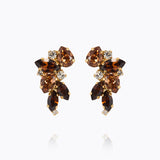 Caroline Svedbom - Demi Earrings Rec Topaz Combo Gold