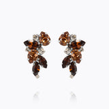Caroline Svedbom - Demi Earrings Rec Topaz Combo Rhodium