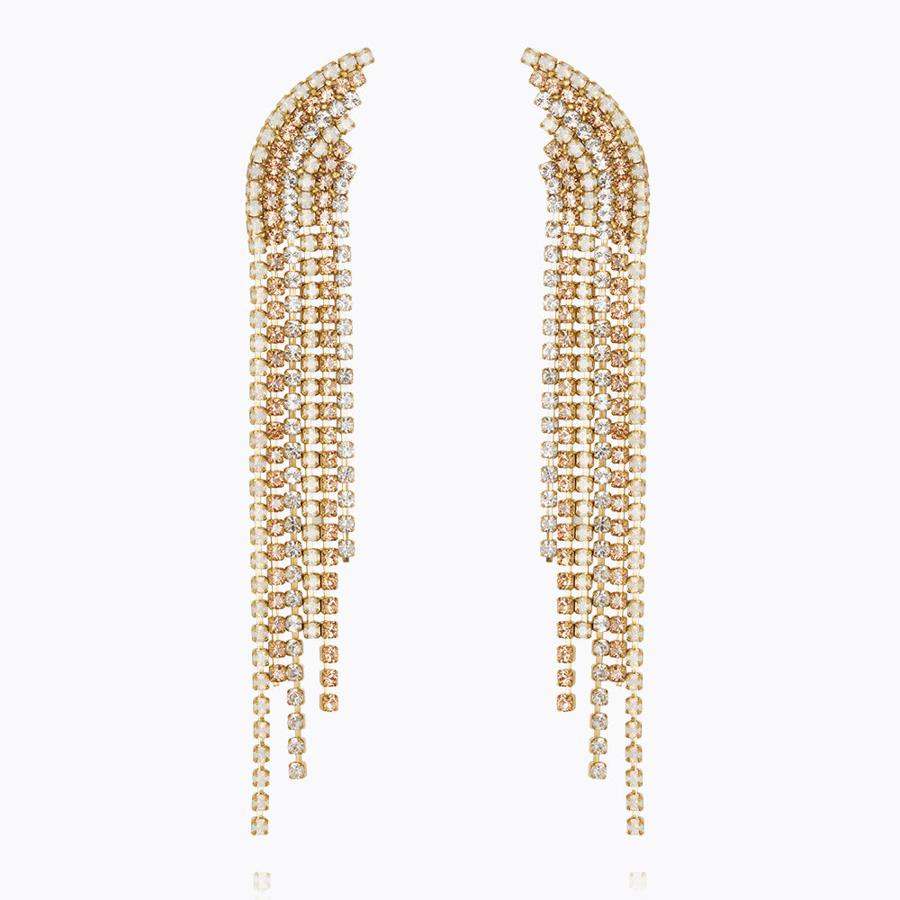 Caroline Svedbom - Diana Earrings Golden Combo Gold