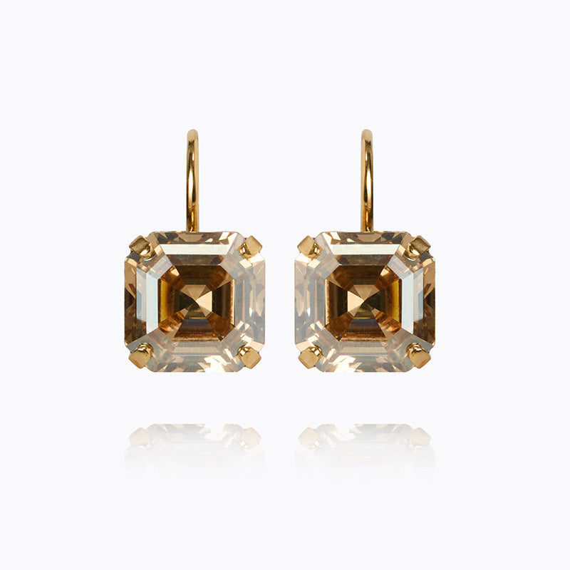 Caroline Svedbom - Eve Clasp Earrings Golden Shadow Gold