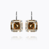 Caroline Svedbom - Eve Clasp Earrings Golden Shadow Rhodium