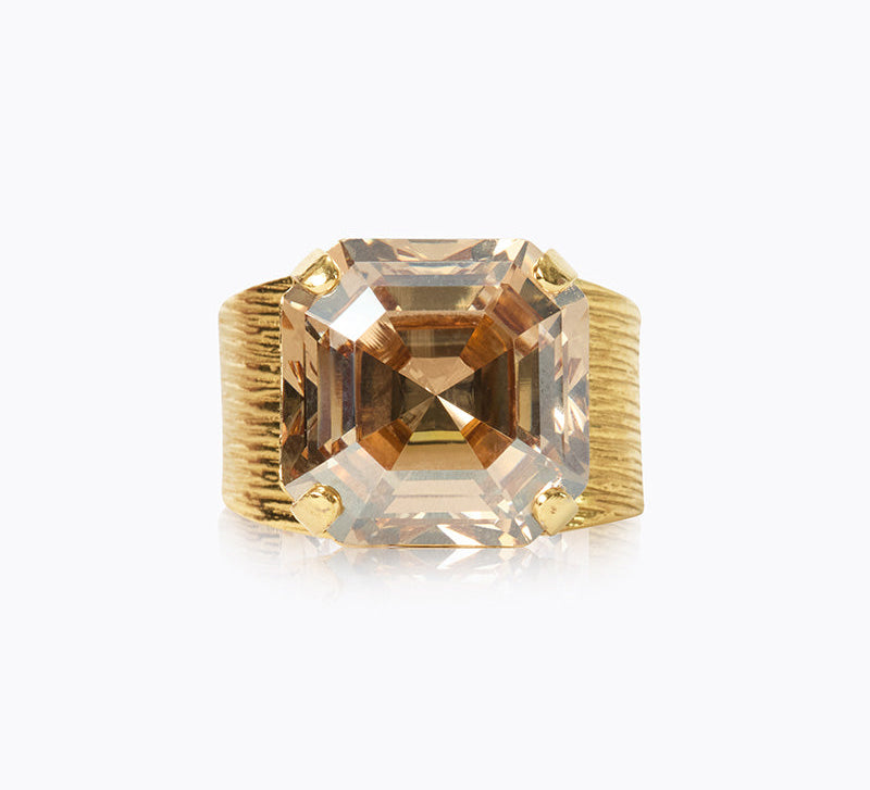 Caroline Svedbom - Eve Ring Golden Shadow Gold