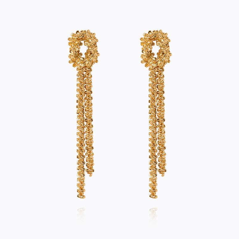 Caroline Svedbom - Gemma Statement Earrings Gold Gold