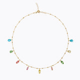 Caroline Svedbom - Gisela Necklace Dreamscape Combo Gold