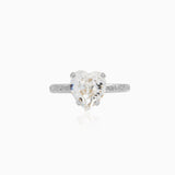 Caroline Svedbom - Heart Ring Crystal Rhodium