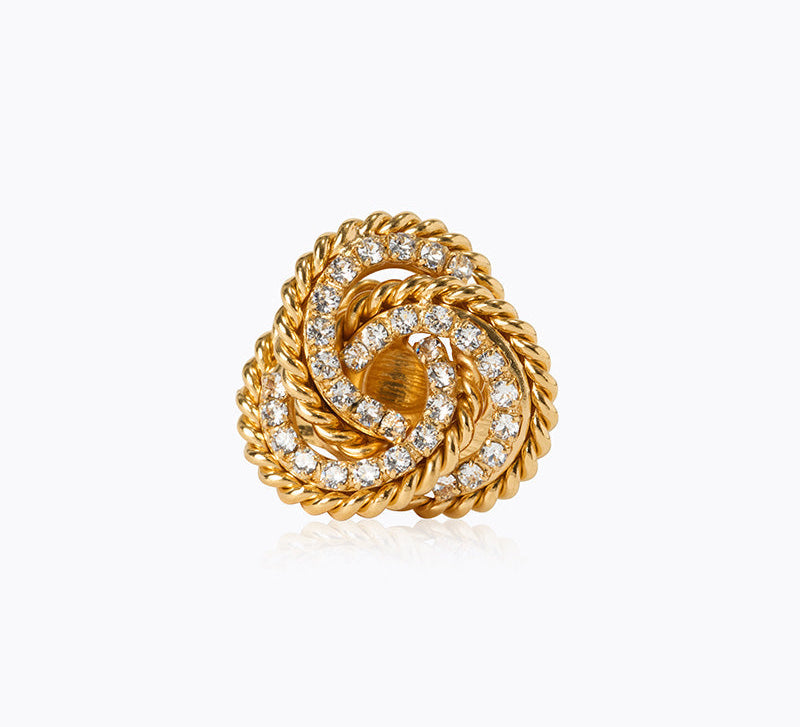 Caroline Svedbom - Juliette Ring Crystal Gold