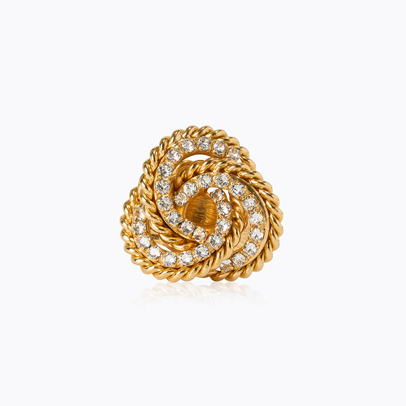 Caroline Svedbom - Juliette Ring Crystal Gold