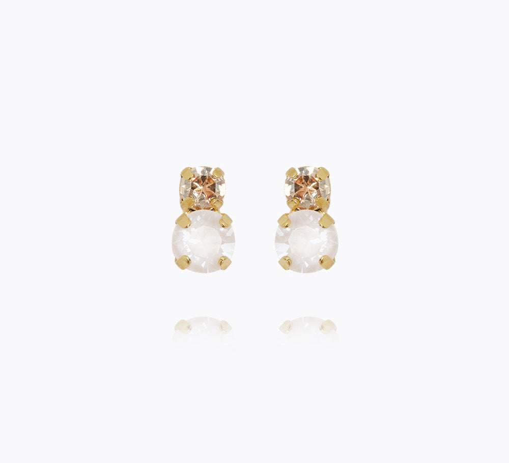 Caroline Svedbom - Leah Earrings Electric White Combo Gold