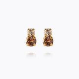 Caroline Svedbom - Leah Earrings Rec Topaz Combo Gold