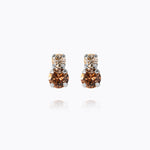 Caroline Svedbom - Leah Earrings Rec Topaz Combo Rhodium