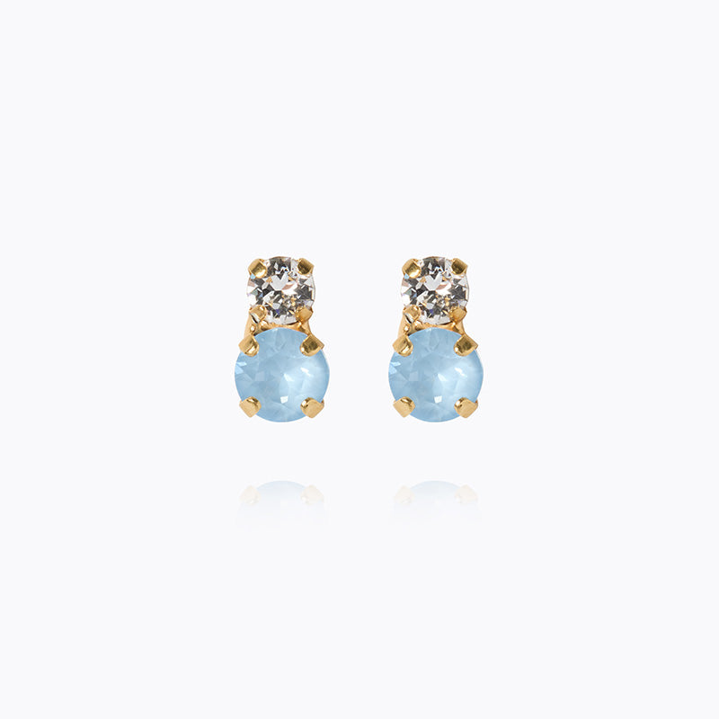 Caroline Svedbom - Leah Earrings Sky Combo Gold