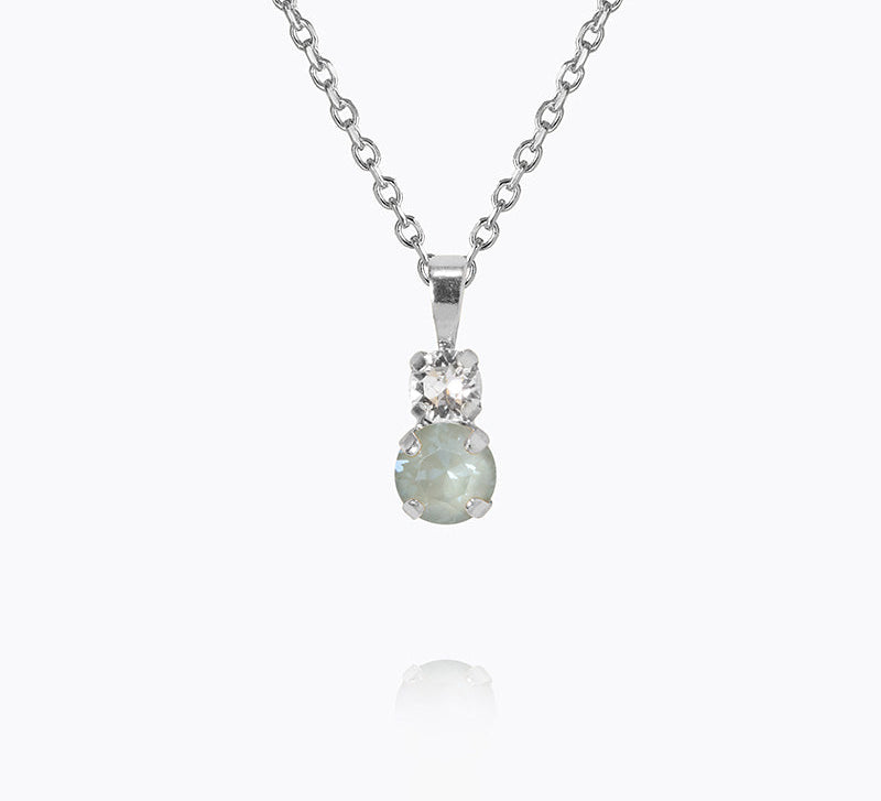 Caroline Svedbom - Leah Necklace Agave Combo Rhodium