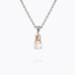 Caroline Svedbom - Leah Necklace Electric White Combo Rhodium