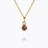 Caroline Svedbom - Leah Necklace Rec Topaz Combo Gold