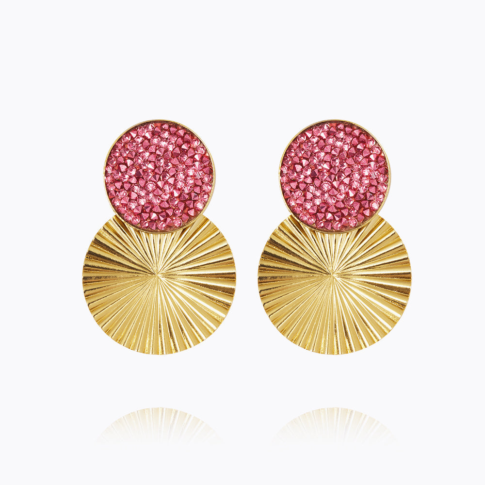 Caroline Svedbom - Lizzy Earrings Cal Pink Gold